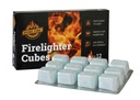 [PF12LC] Pure Fire White Paraffin Lighter cubes - Pack of 12 Image 