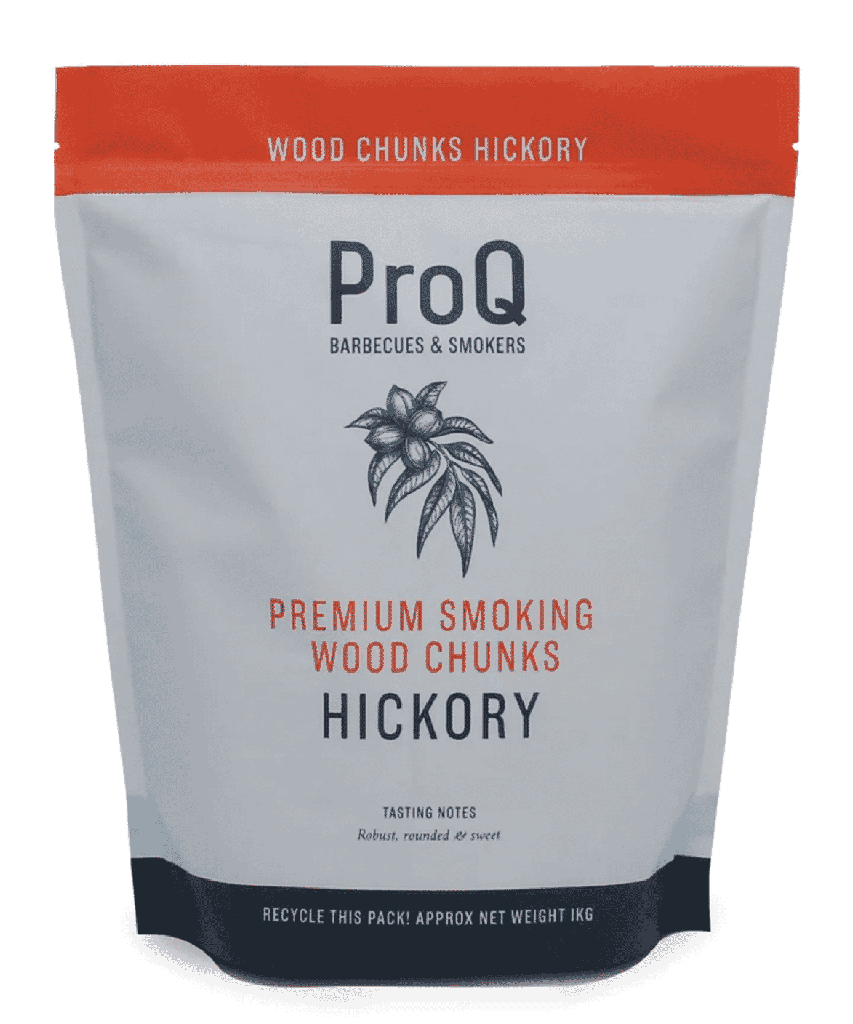 ProQ Smoking Wood Chunks - Hickory - Bag (1kg)