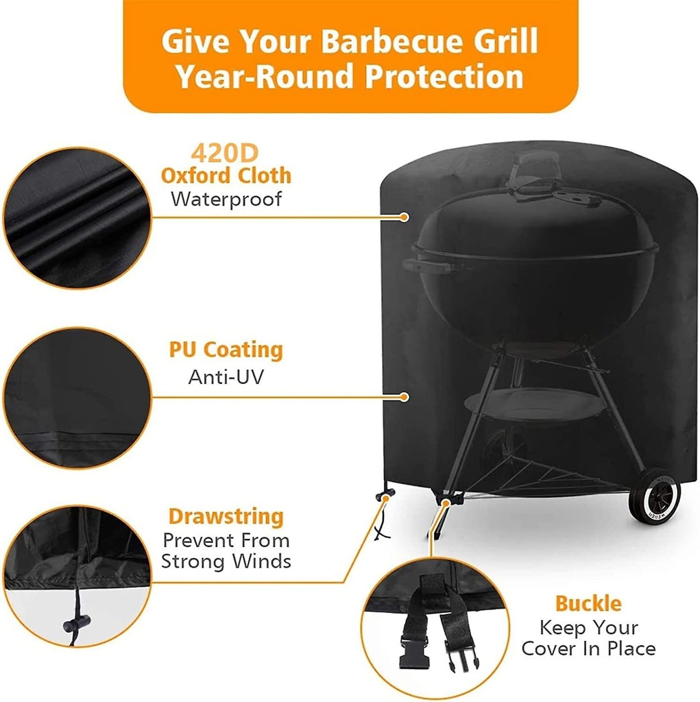 PureFrie - Kettel Grill Cover 57cm