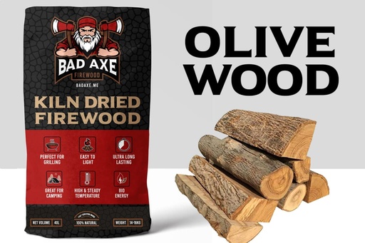 [OLIVE40L] Bad Axe Firewood - Olive 40L Sack Approx 15kg