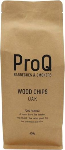 [252253] ProQ Smoking Wood Chips - Oak - Bag (400g)