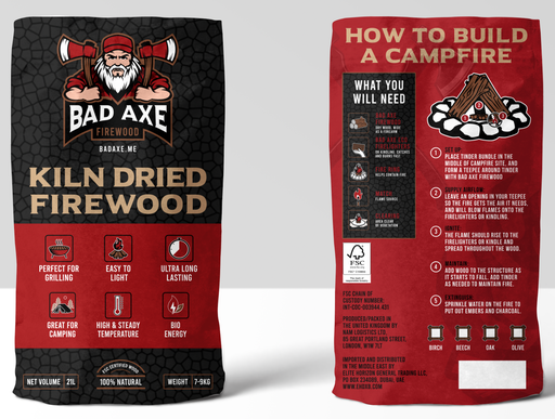 [CHERRY40L] Bad Axe 40L Cherry Firewood USA