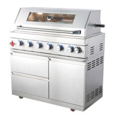 [B8016BSS] Fornizza 6 Burner Gas Grill Stainless Steel